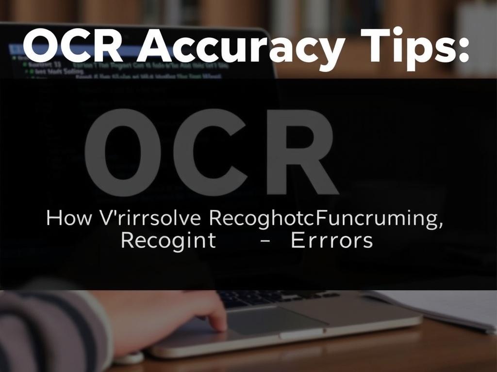 Make your OCR stop guessing: practical ways to cut recognition mistakes